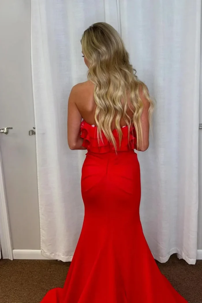 Long-Strapless-Prom-Dress-Red-Ru